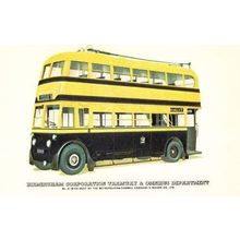 Cape Town Tramway African Transport Antique Bus Transport Tram Old View Postcard
