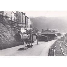Engine 6871 Train for Newton Abbot At Kingsway Station in 1960 Railway Postcard
