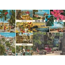 Queens Staircase Nassau Bahamas Fruit Markets African 4x Postcard s