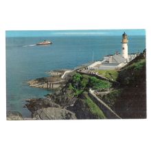 DOUGLAS HEAD, Isle of Man unused vintage postcard lighthouse =