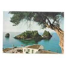 EPIRUS-PARGA, GREECE The Islet. used postcard vintage =