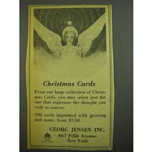 1942 Georg Jensen Christmas Cards Ad