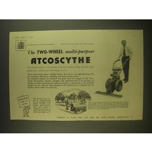 1955 Atco Atcoscythe Ad - The two-wheel multi-purpose Atcoscythe