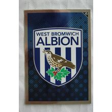 2010/11 Topps Match Attax Trading Card R17 club logo West Bromwich Albion