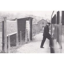 Burn Halt Railway Attendant Manning 1960 Train Towards Exeter Station Postcard