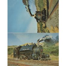 Castro Point Railway Baldwin Locomotive Works Train 2x Postcard