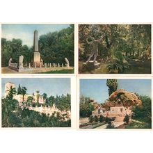 Russian Tennis Statue Falcon Bird Monuments Excavation 4x Postcard s