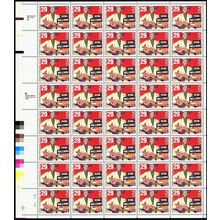 2723A, Scarce 11.2 X 11.5 Perforations Complete Sheet of 40 - Stuart Katz