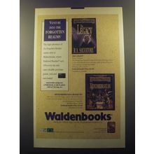 1992 Waldenbooks TSR Ad - Forgotten Realms The Legacy Book, Menzoberranzan Set