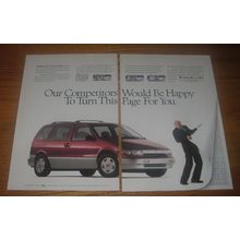 1994 Mercury Villager Minivan Advertisement - Our competitors would be happy