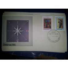 1980 FDC christmas Hermit Park postmark