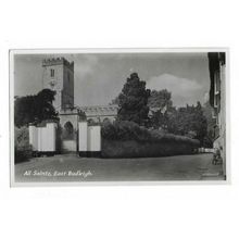 All Saints Church, East Budleigh, Devon, RP Postcard.
