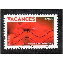 FRA 2009 (56c) 'VACANCES - POPPY' FINE USED (EBID21141)