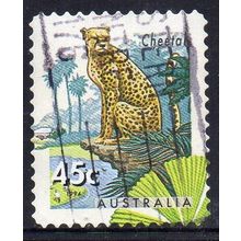 Australia 1994 Zoos - Endangered Species - Cheetah 45c s/a Used