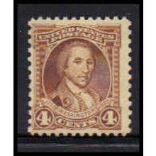 709 4c George Washington Barely Clears MNH Z0619