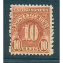 J84 10c Postage Due Average Plus MNH Q3285