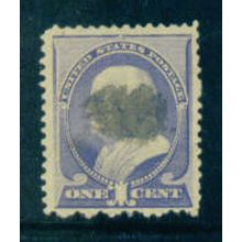Used 212 1c Benjamin Franklin Barely Clears M01421