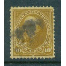 Used 283 10c Daniel Webster Just Clears M05374