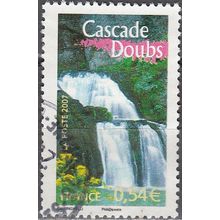 France 2007 Michel 4220 O Cote (2008) 1.30 € Cascade dans le Doubs Cachet rond