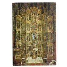MAIN ALTER, CATHEDRAL SACRISTY, BURGOS, SPAIN unused vintage postcard #