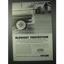 1958 Du Pont Nylon Ad - Blowout Protection