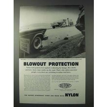 1958 Du Pont Nylon Ad - Blowout