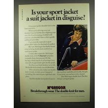 1971 McGregor Sport Jacket Ad - Suit Jacket in Disguise