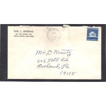 Cover 1510 10c Jefferson Memorial CV02788