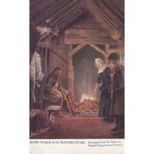 Madame Tussards Exhibit Of Alfred The Great Antique Postcard