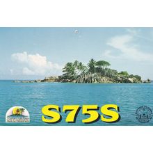 The Seychelles QSL Amateur Radio Postcard Type Card