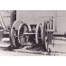 Ashford Railway Machine Works Converting Train Tyres Kent Postcard