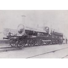 SE Railway A Class 4-4-0 160 at Headcom Station Kent Postcard