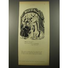 1954 United Aircraft Corporation Ad - cartoon by Barney Tobey - Mardi Gras