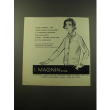 1960 I. Magnin Jacket by Samuel Robert Advertisement - Casual Coverage