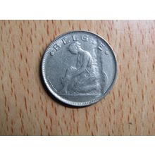 Belgium 1922 1 Frank Belgie (Dutch - Flemish Text) Coin MINT ERROR