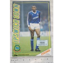 1988 programme Ipswich Town v. Walsall