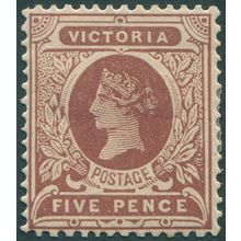 Victoria 1903 5d purple-brown SG391a unused