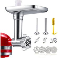 Metal Food Grinder Attachments for Kitchenaid Stand Mixers, Meat Grinder, Sausag