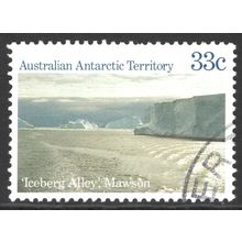 AAT 1985: SCENES DEFINITIVES - 33c ICEBERG ALLEY, MAWSON USED (G5)