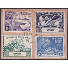 Falkland Islands 1949 UPU Set on Piece