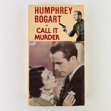 Call It Murder VHS Video Tape Humphrey Bogart