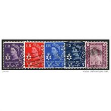 1958/1969 5 different values - #2 fine used (o)