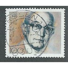 GER 1992 100pf 'MARTIN NIEMOLLER' FINE USED (EBID43-214)