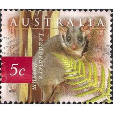 AUSTRALIA, MAMMALS, Leadbeater's Possum, red 1996, 5c