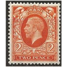 1934 SG442 2d Orange Photogravure Lightly Mounted Mint . .. .