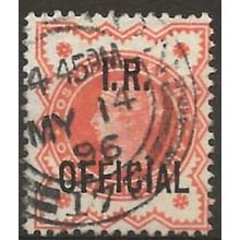 1888 O13 1/2d Vermilion Inland Revenue Official Fine Used ....