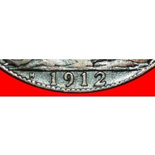 Ⰶ MISTRESS OF SEAS:GREAT BRITAIN★PENNY 1912H GEORGE V 1911-★LOW START★NO RESERVE
