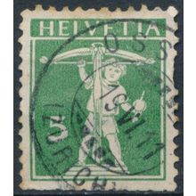 William Tell's Son: 5c Type II - Switzerland 1910 - FH - MiNr 113II