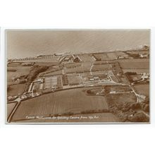 Westward Ho Holiday Centre from the Air Devon Postcard Aerial View