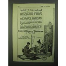 1920 National Bank of Commerce New York Ad - Industry